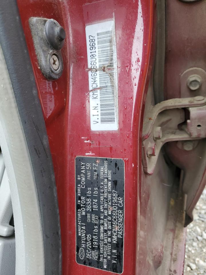 KMHCN46C66U019687 2006 Hyundai Accent Gls