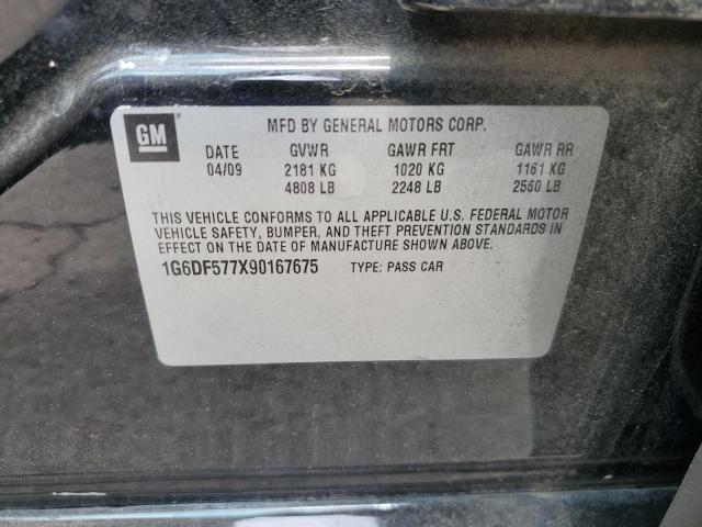 2009 Cadillac Cts VIN: 1G6DF577X90167675 Lot: 54434644