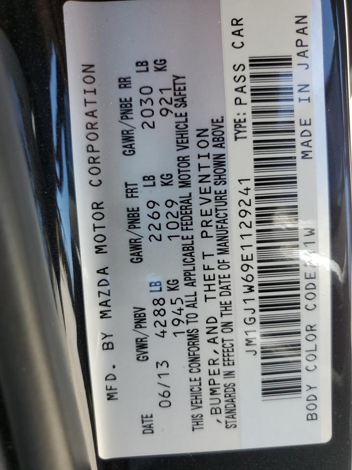 JM1GJ1W69E1129241 2014 Mazda 6 Grand Touring