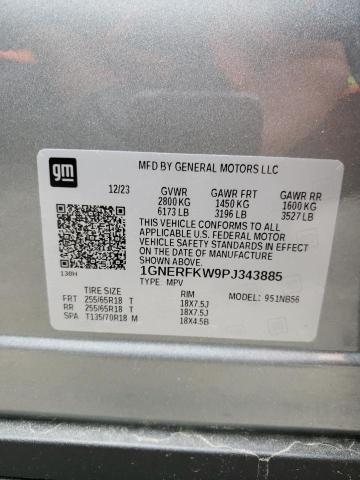 1GNERFKW9PJ343885 Chevrolet Traverse L 12