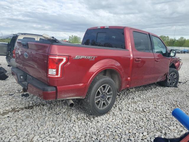 2015 Ford F150 Supercrew VIN: 1FTEW1EG6FKF14836 Lot: 54049224