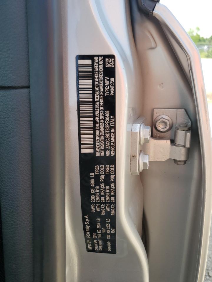 ZACCJBDT8GPE30468 2016 Jeep Renegade Limited