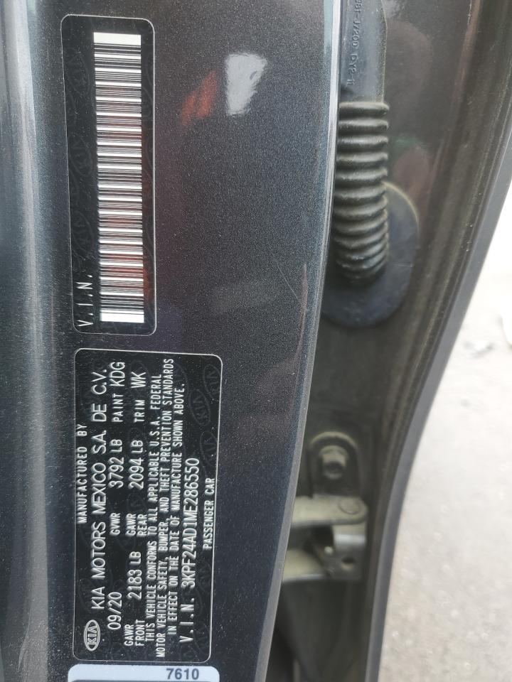 3KPF24AD1ME286550 2021 Kia Forte Fe