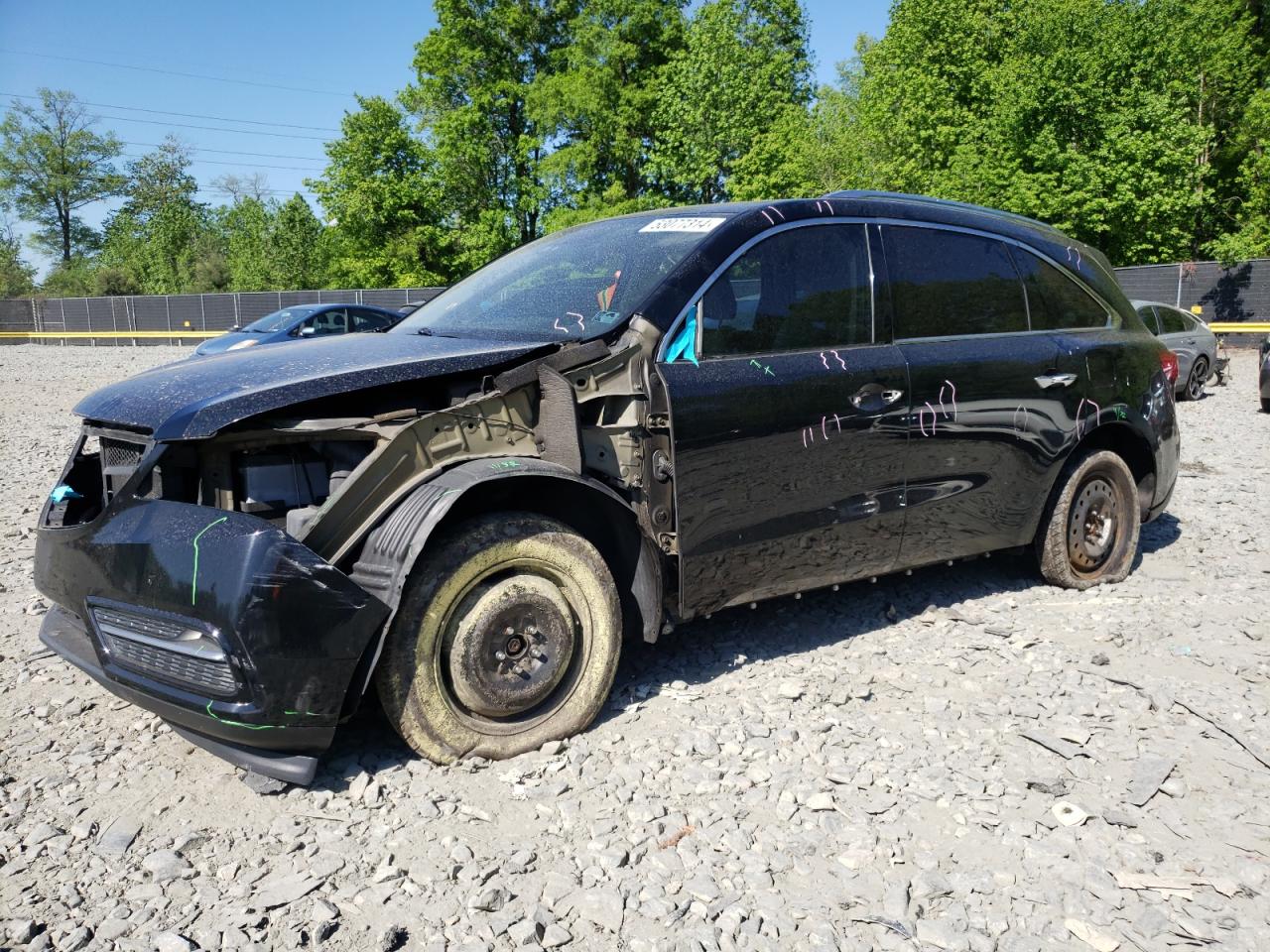 5FRYD4H45EB020774 2014 Acura Mdx Technology