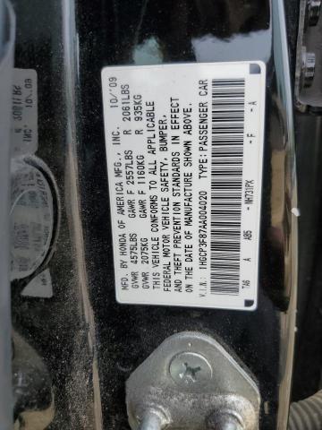 2010 Honda Accord Exl VIN: 1HGCP3F87AA004020 Lot: 52940564