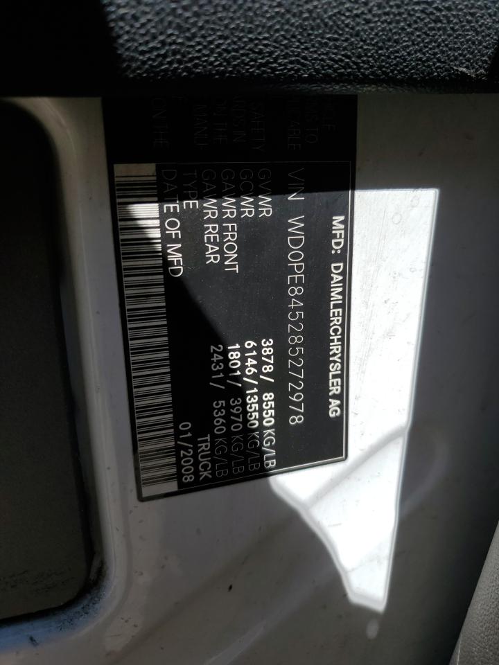 WD0PE845285272978 2008 Dodge Sprinter 2500