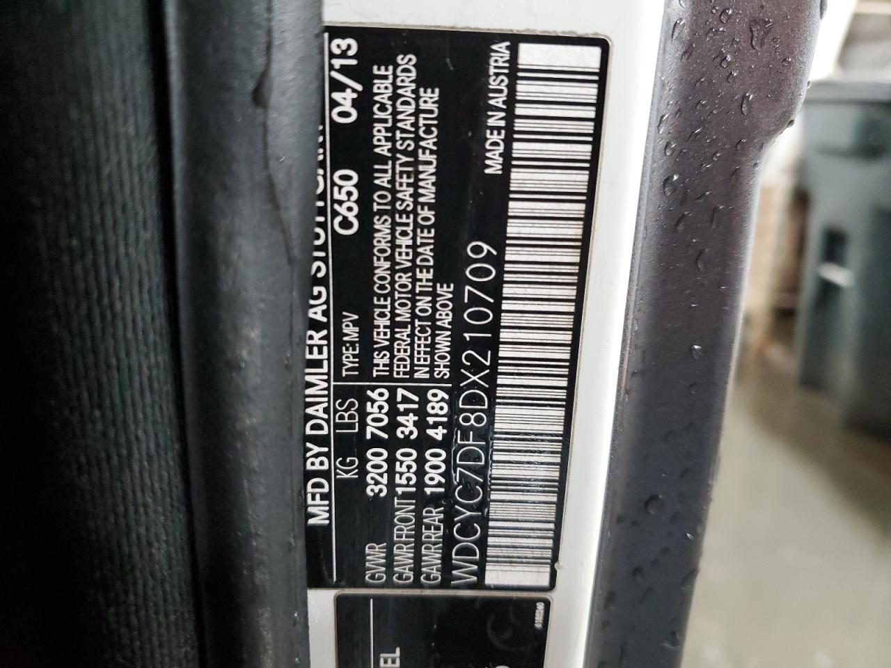 WDCYC7DF8DX210709 2013 Mercedes-Benz G 63 Amg