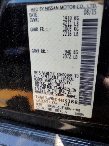 2015 NISSAN ALTIMA 2.5 - 1N4AL3AP8FC485168