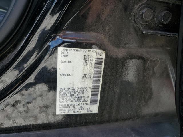 2019 NISSAN ALTIMA SL - 1N4BL4EV9KC105106