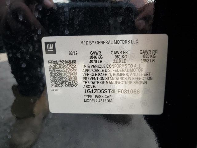 2020 CHEVROLET MALIBU LT - 1G1ZD5ST4LF031066