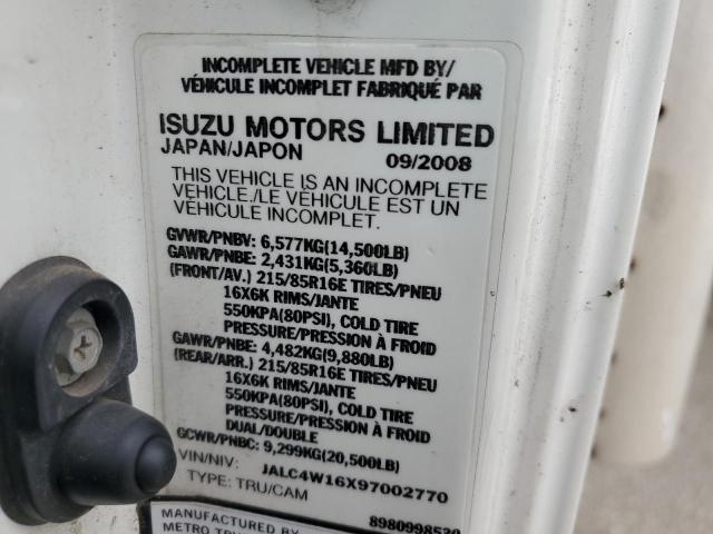 2009 Isuzu Npr VIN: JALC4W16X97002770 Lot: 49649544