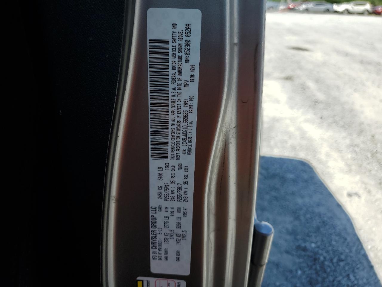 1C4BJWDG1DL669625 2013 Jeep Wrangler Unlimited Sport