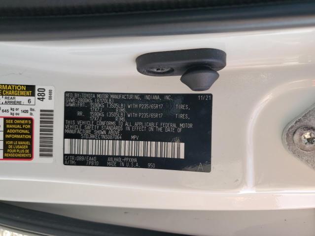 5TDJRKEC1NS087064 Toyota All Models SIENNA XLE 12