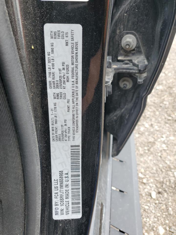 1C6SRFJT1MN658968 2021 Ram 1500 Laramie