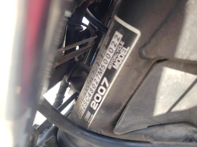 2007 HONDA CB900 F - JH2SC48027M500022