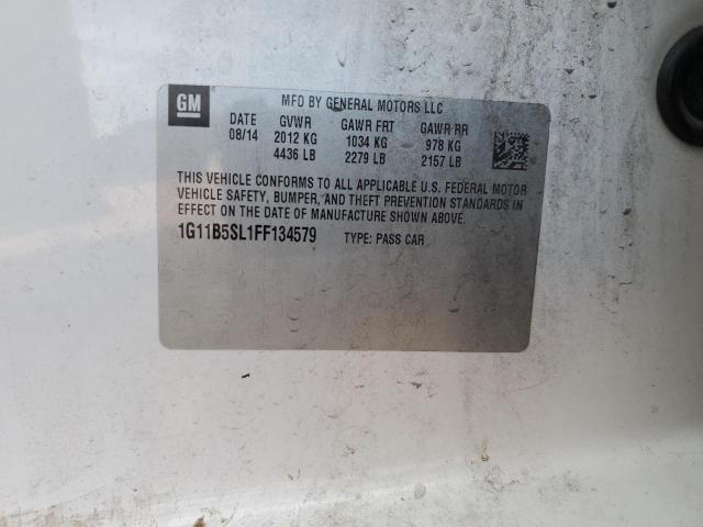 2015 Chevrolet Malibu Ls VIN: 1G11B5SL1FF134579 Lot: 54972794