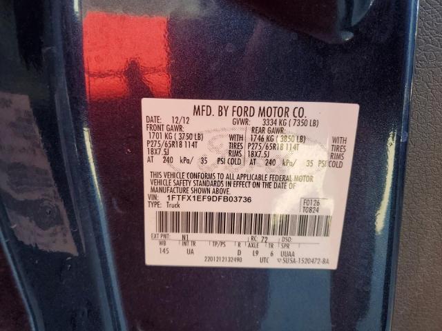 2013 Ford F150 Super Cab VIN: 1FTFX1EF9DFB03736 Lot: 56472964