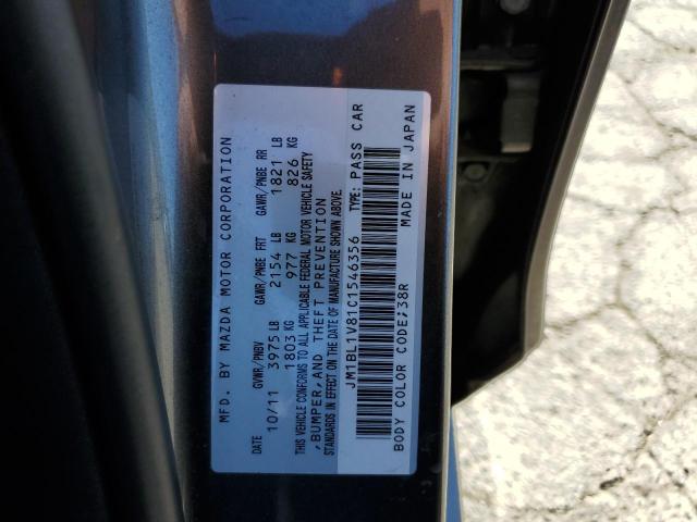 2012 Mazda 3 I VIN: JM1BL1V81C1546356 Lot: 55226324