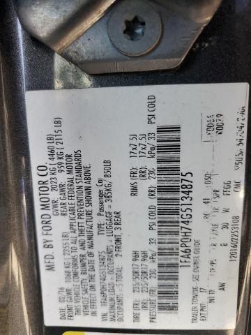 2016 FORD FUSION SE - 1FA6P0H74G5134875