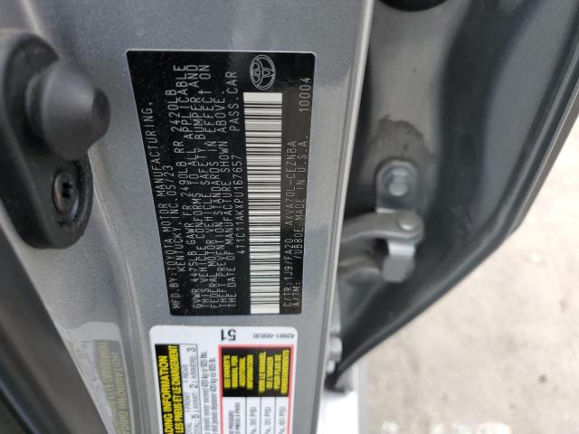 VIN 4T1C11AKXPU167657 2023 Toyota Camry, LE no.12