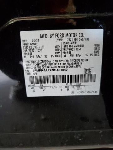 2022 FORD EDGE ST - 2FMPK4APXNBA61840
