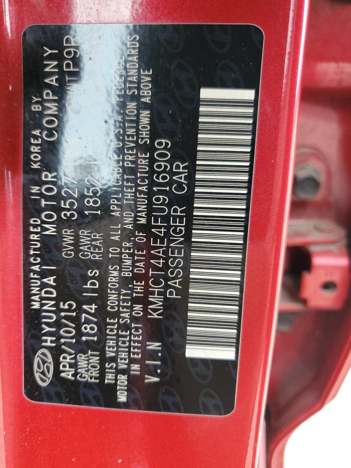 KMHCT4AE4FU916909 2015 Hyundai Accent Gls