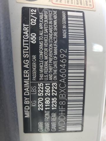 2012 Mercedes-Benz E 350 4Matic VIN: WDDHF8JBXCA604692 Lot: 56457584