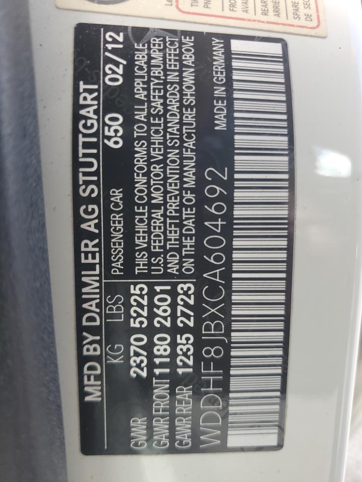 WDDHF8JBXCA604692 2012 Mercedes-Benz E 350 4Matic