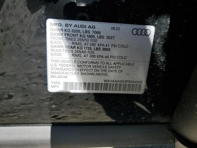 2023 Audi E-Tron Premium VIN: WA1AAAGE8PB004895 Lot: 56751894