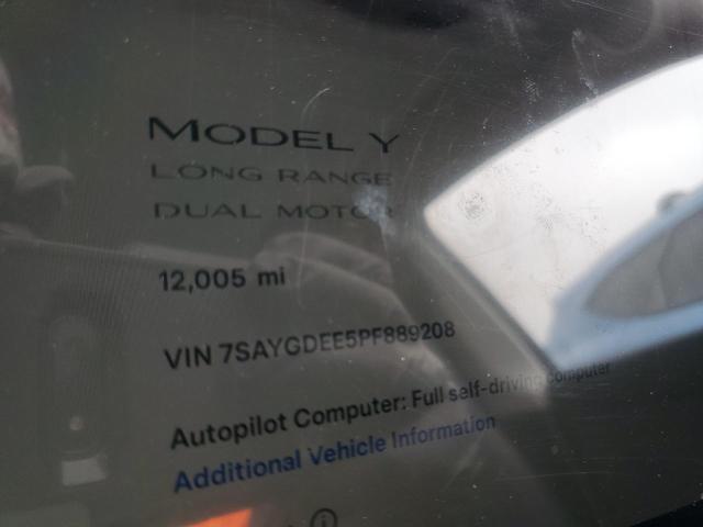 2023 Tesla Model Y VIN: 7SAYGDEE5PF889208 Lot: 50067264