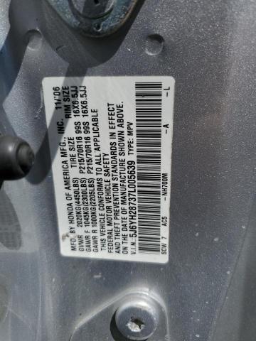 2007 Honda Element Ex VIN: 5J6YH28737L005639 Lot: 56083144