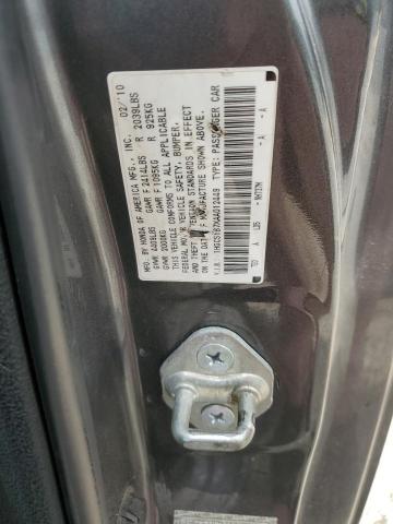 2010 Honda Accord Ex VIN: 1HGCS1B7XAA012449 Lot: 54231344