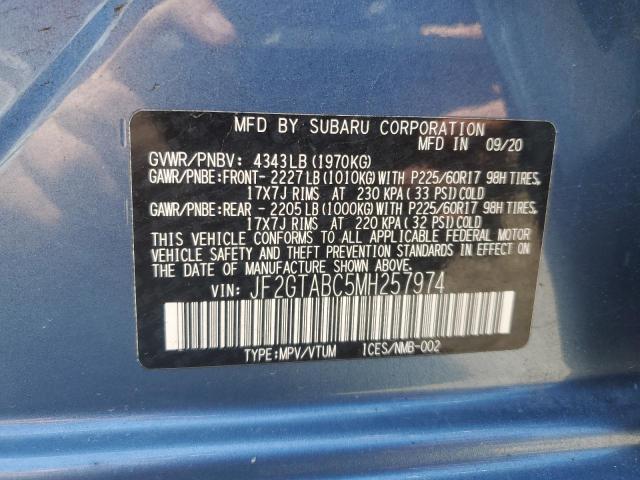 JF2GTABC5MH257974 Subaru Crosstrek  13