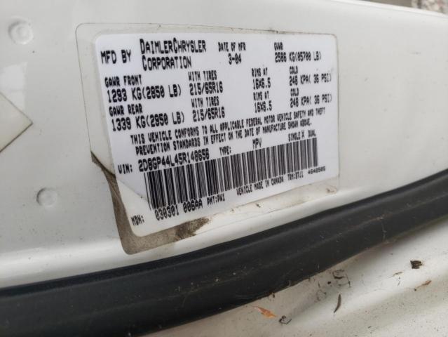 2005 Dodge Grand Caravan Sxt VIN: 2D8GP44L45R148656 Lot: 55380874