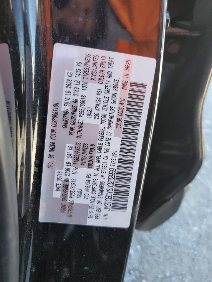 JM3TCBCY8J0232999 2018 Mazda Cx-9 Touring