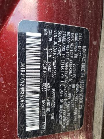 2022 NISSAN ROGUE SPOR - JN1BJ1CV2NW352653