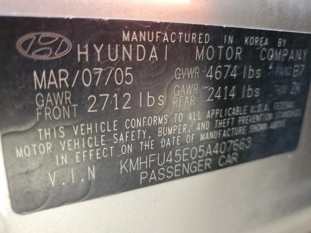 KMHFU45E05A407663 | 2005 Hyundai xg 350