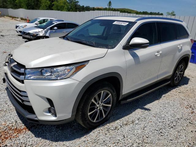 VIN 5TDKZRFH7KS565264 2019 Toyota Highlander, SE no.1