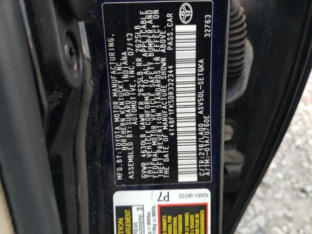 VIN 4T4BF1FK5DR332344 2013 Toyota Camry, L no.13