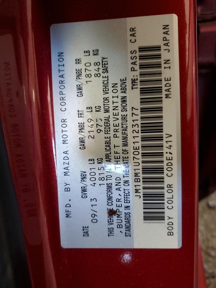 JM1BM1U70E1123177 2014 Mazda 3 Sport