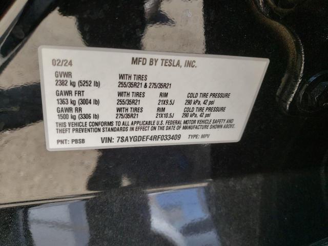 7SAYGDEF4RF033409 2024 Tesla Model Y