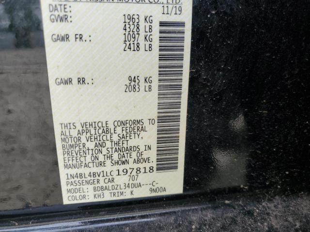 2020 NISSAN ALTIMA S - 1N4BL4BV1LC197818