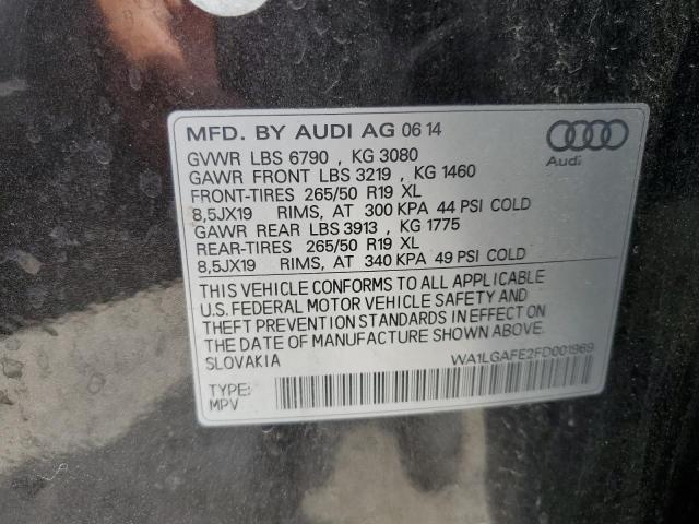 WA1LGAFE2FD001969 2015 AUDI Q7 - Image 13