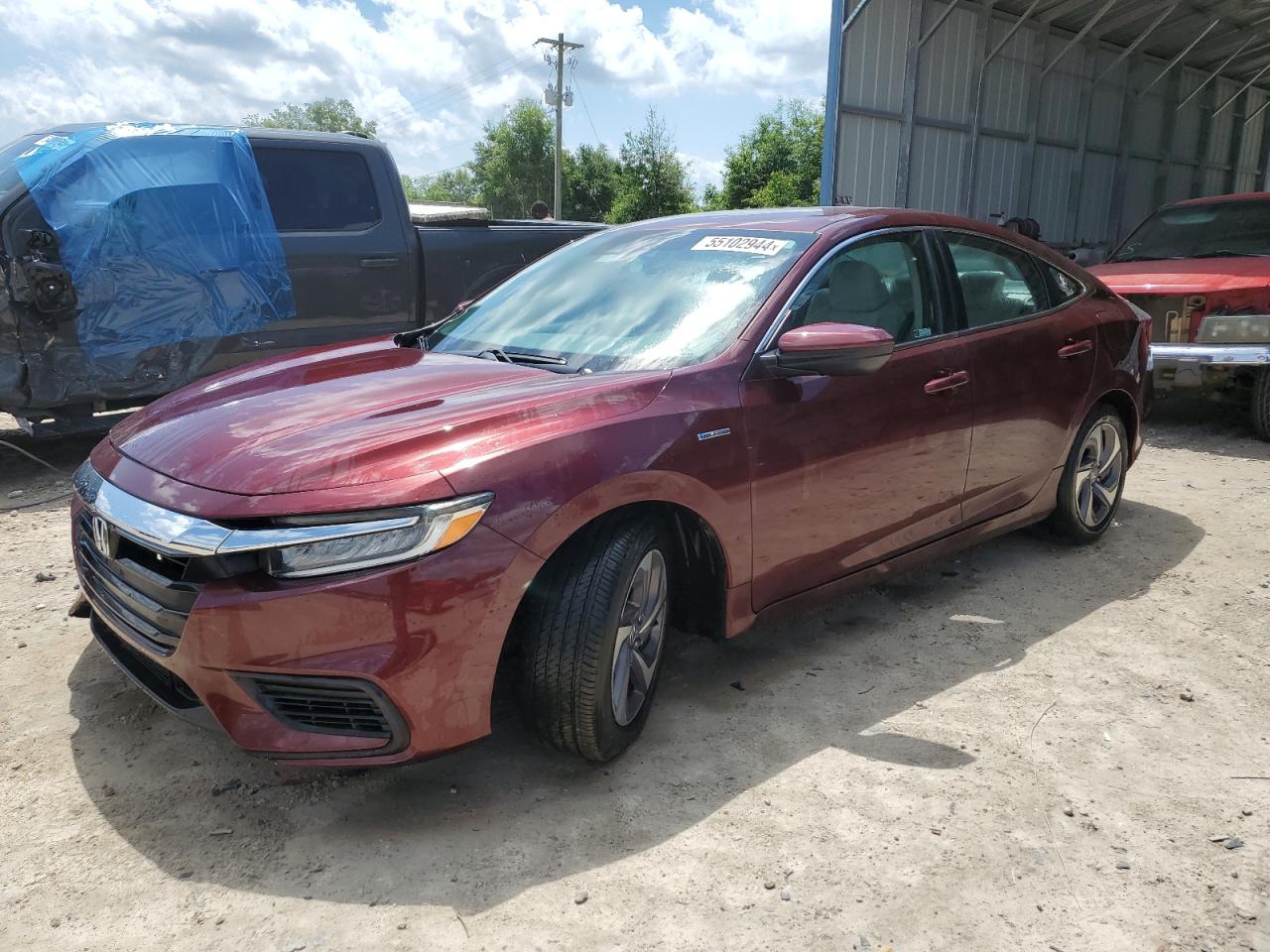 19XZE4F51KE011182 2019 Honda Insight Ex