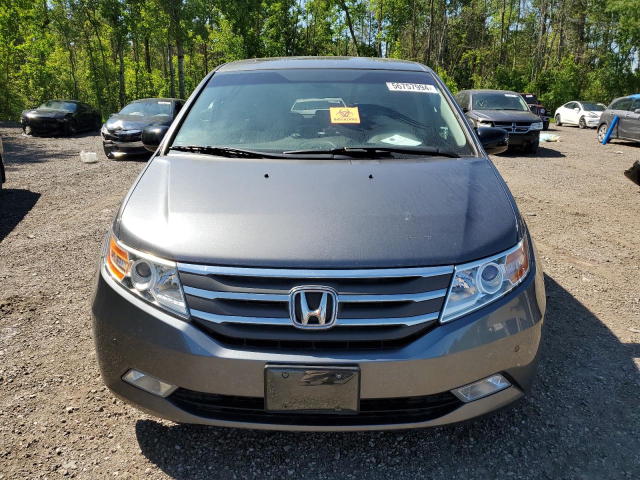 5FNRL5H92CB501637 2012 Honda Odyssey Touring