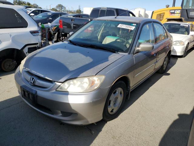 Lot #2536071922 2005 HONDA CIVIC HYBR salvage car