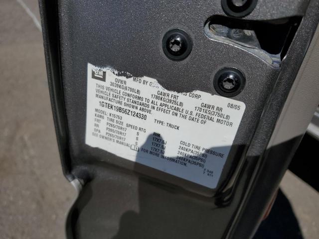 2006 GMC New Sierra K1500 VIN: 1GTEK19B56Z124330 Lot: 54443204