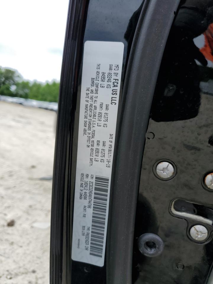 2C3CDZAG4KH744706 2019 Dodge Challenger Sxt