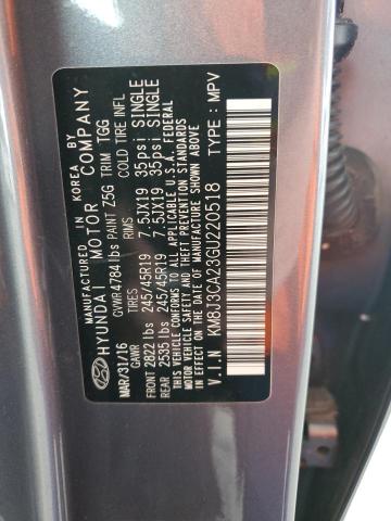 2016 HYUNDAI TUCSON LIM - KM8J3CA23GU220518