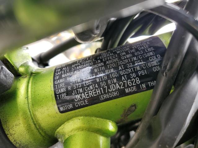 2018 KAWASAKI ER650 H - JKAEREH17JDA27628
